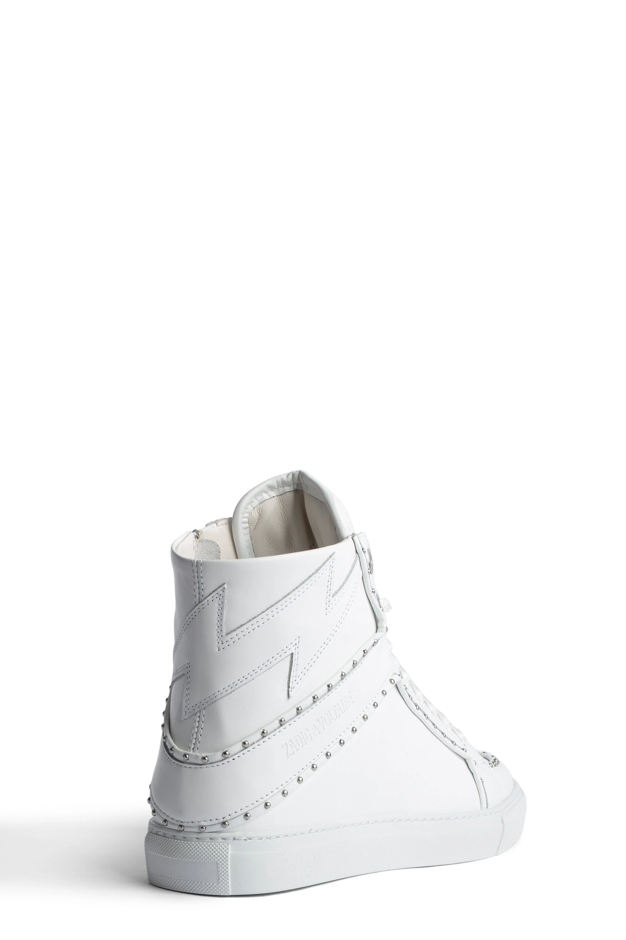 ZV1747 High Flash Smooth Calfs Sneakers - II | White - Image 5