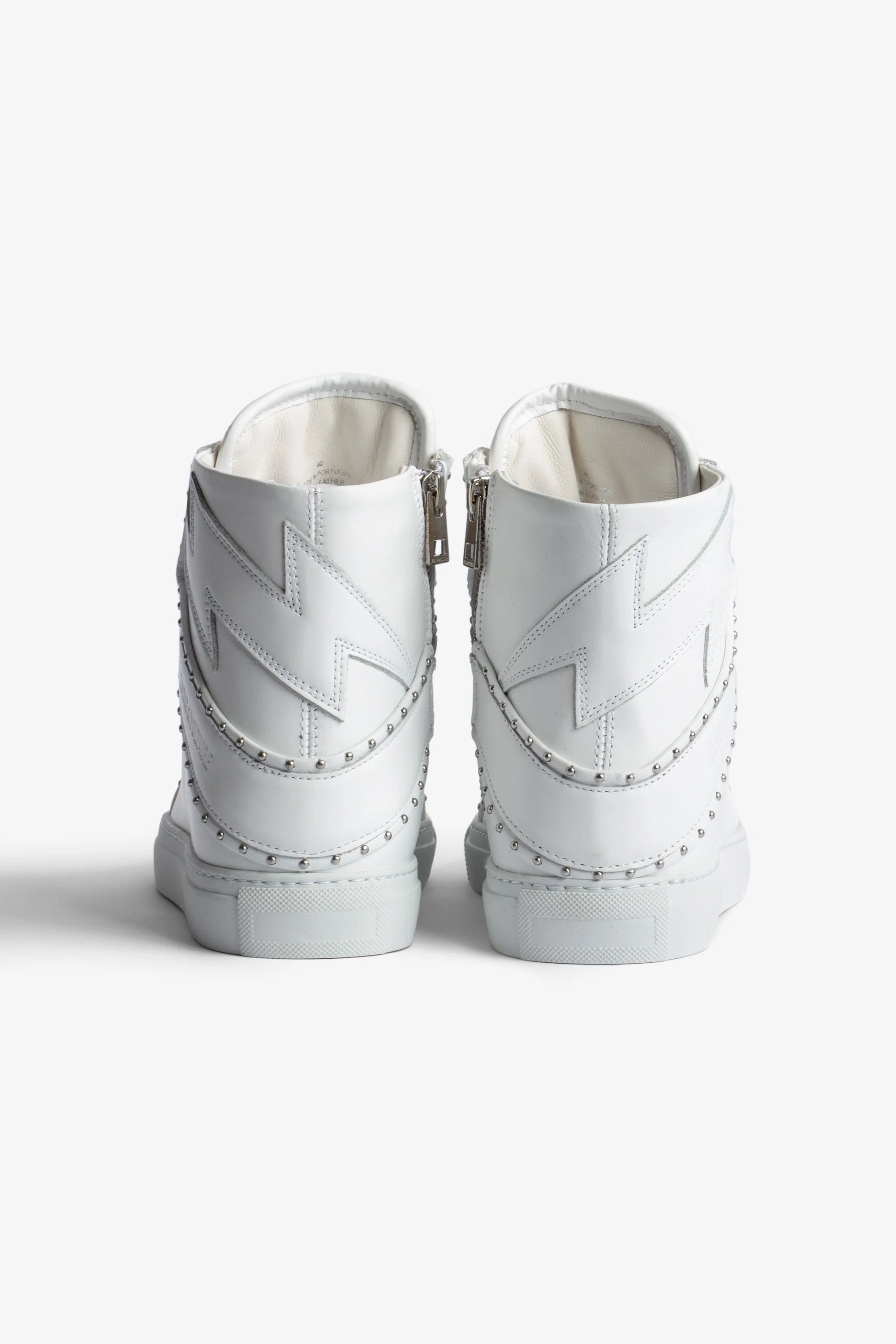 ZV1747 High Flash Smooth Calfs Sneakers - II | White - Image 6